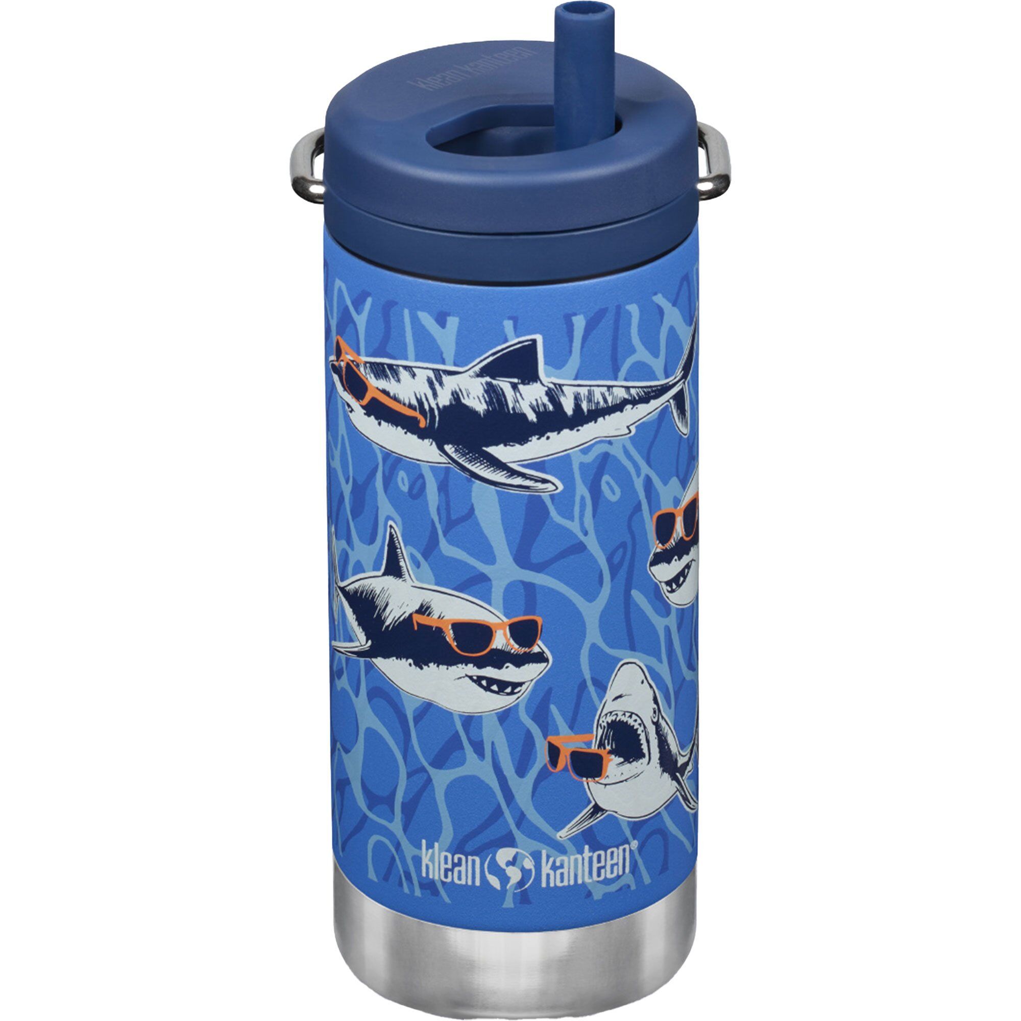 Isoleret Termoflaske Tkwide 355 Ml Med Twist Cap Sharks In Shades
