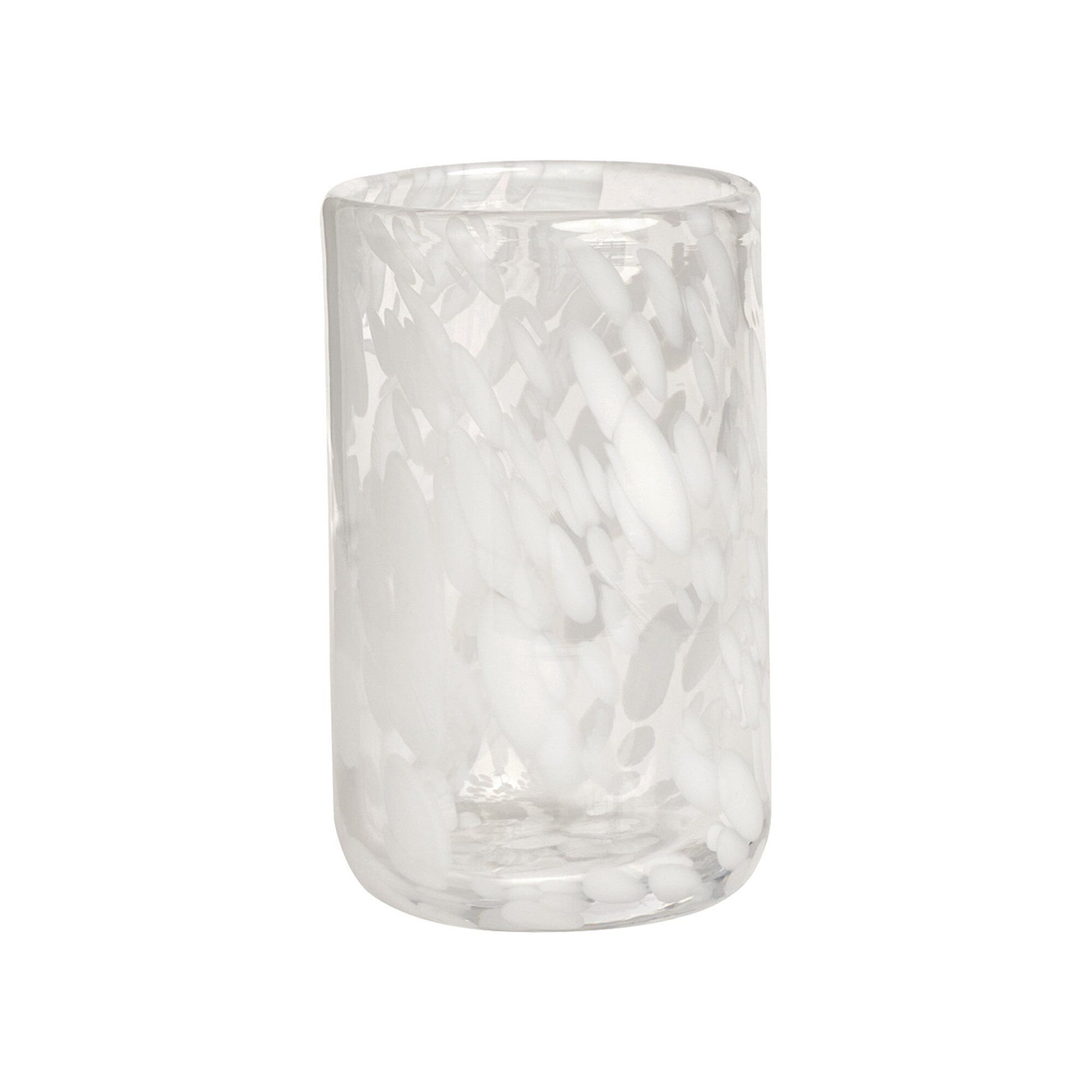 Jali Glas 10 Cm Hvid