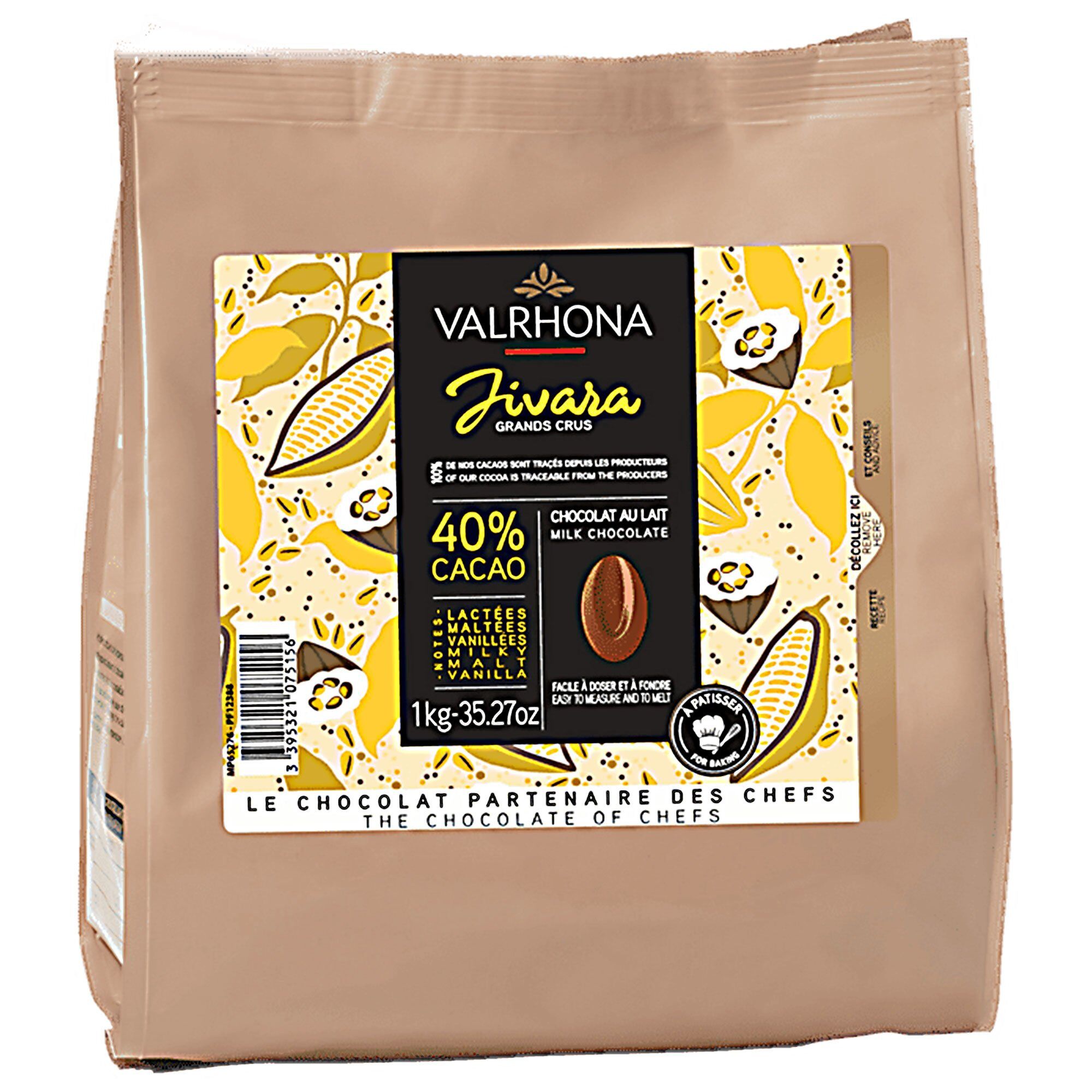 Jivara Mælkechokolade 40 Kg