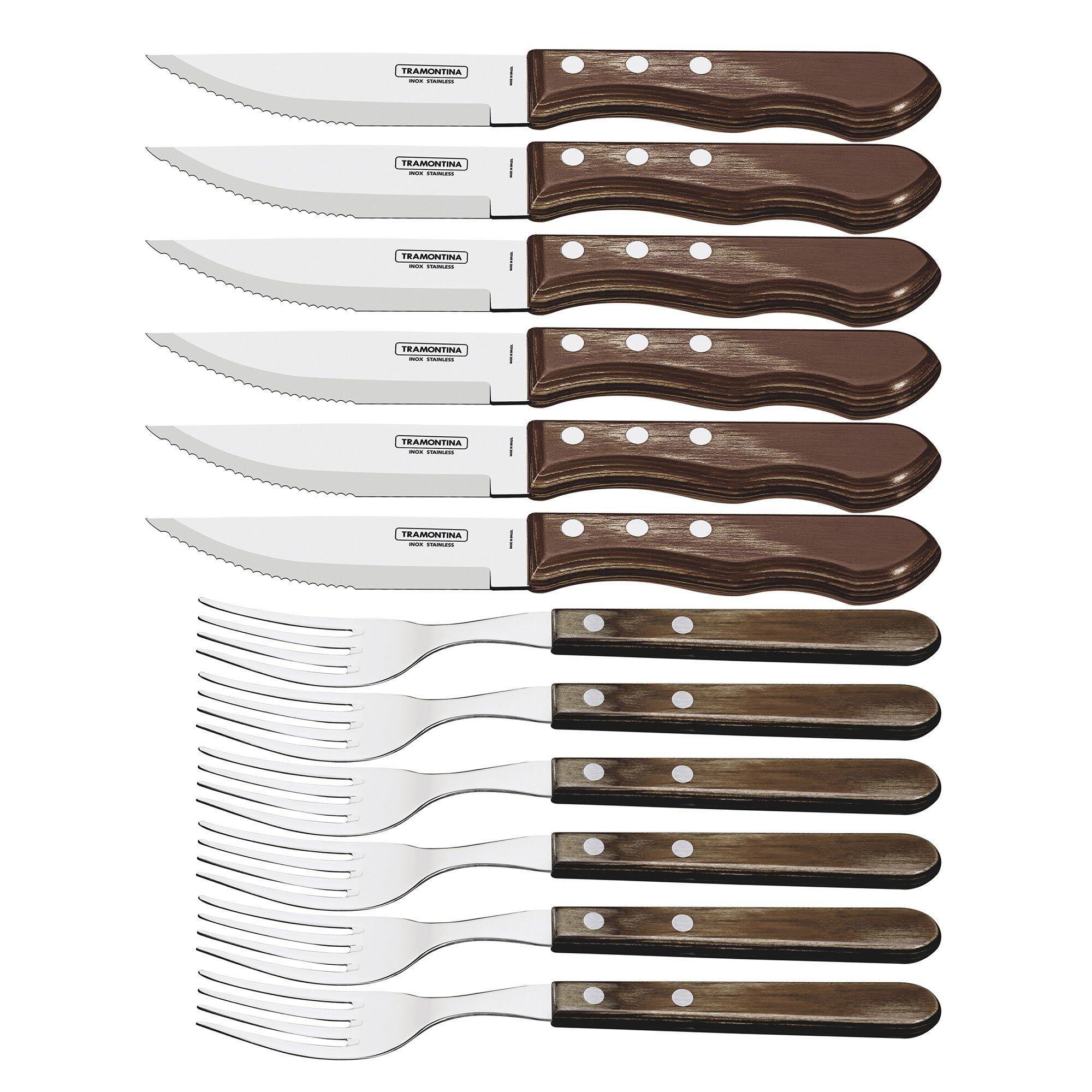 Jumbo Steakbestik 12 Dele