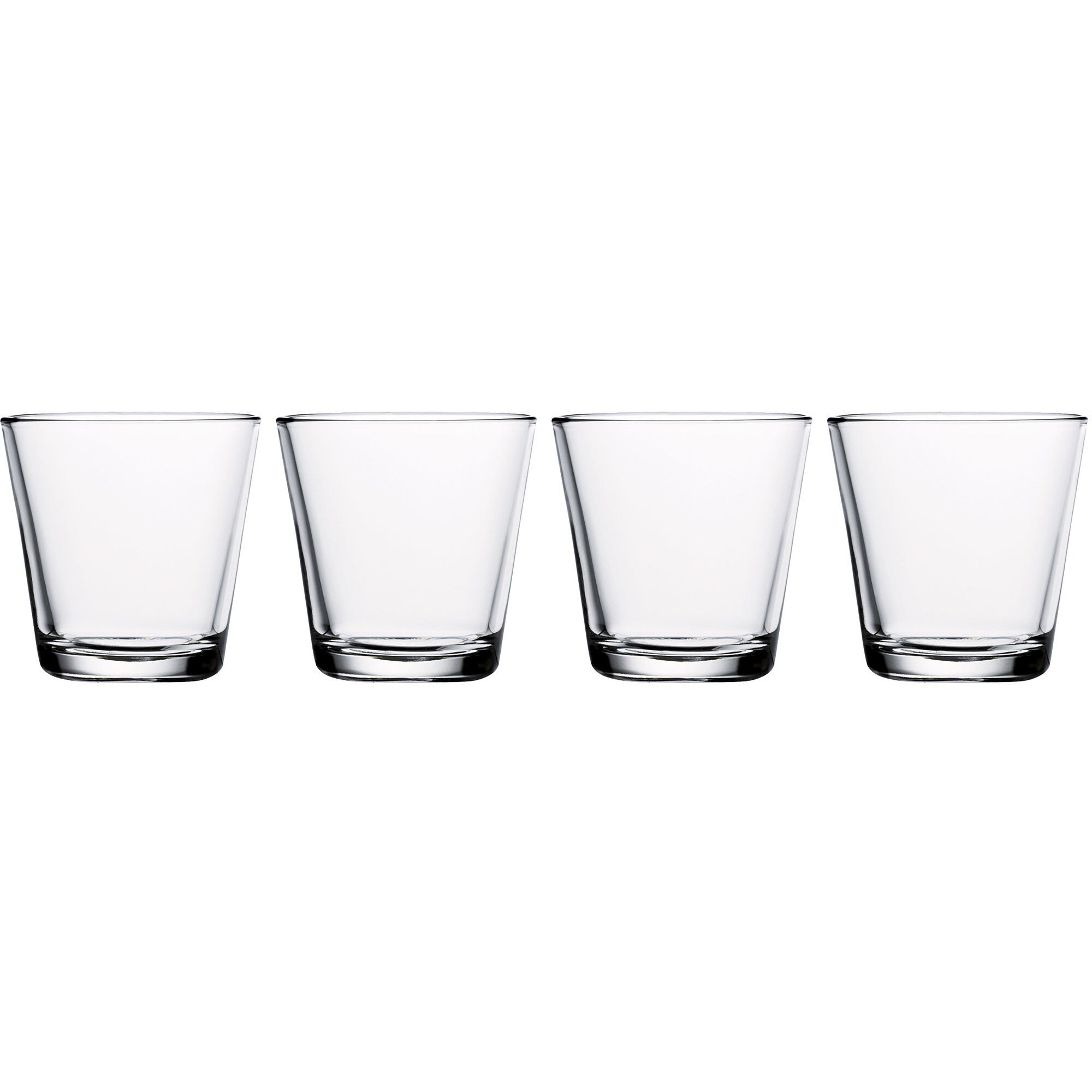 Kartio Drikkeglas 21cl 4stk Klar