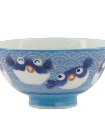 Kawaii Fish Blue Skål 11 Cm