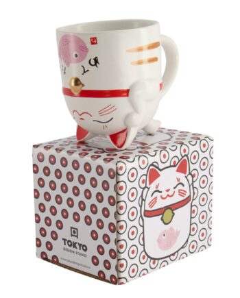 Kawaii Lucky Cat Krus 35 Cl  Pink