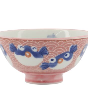 Kawaii Skål 11 Cm  Fish Pink