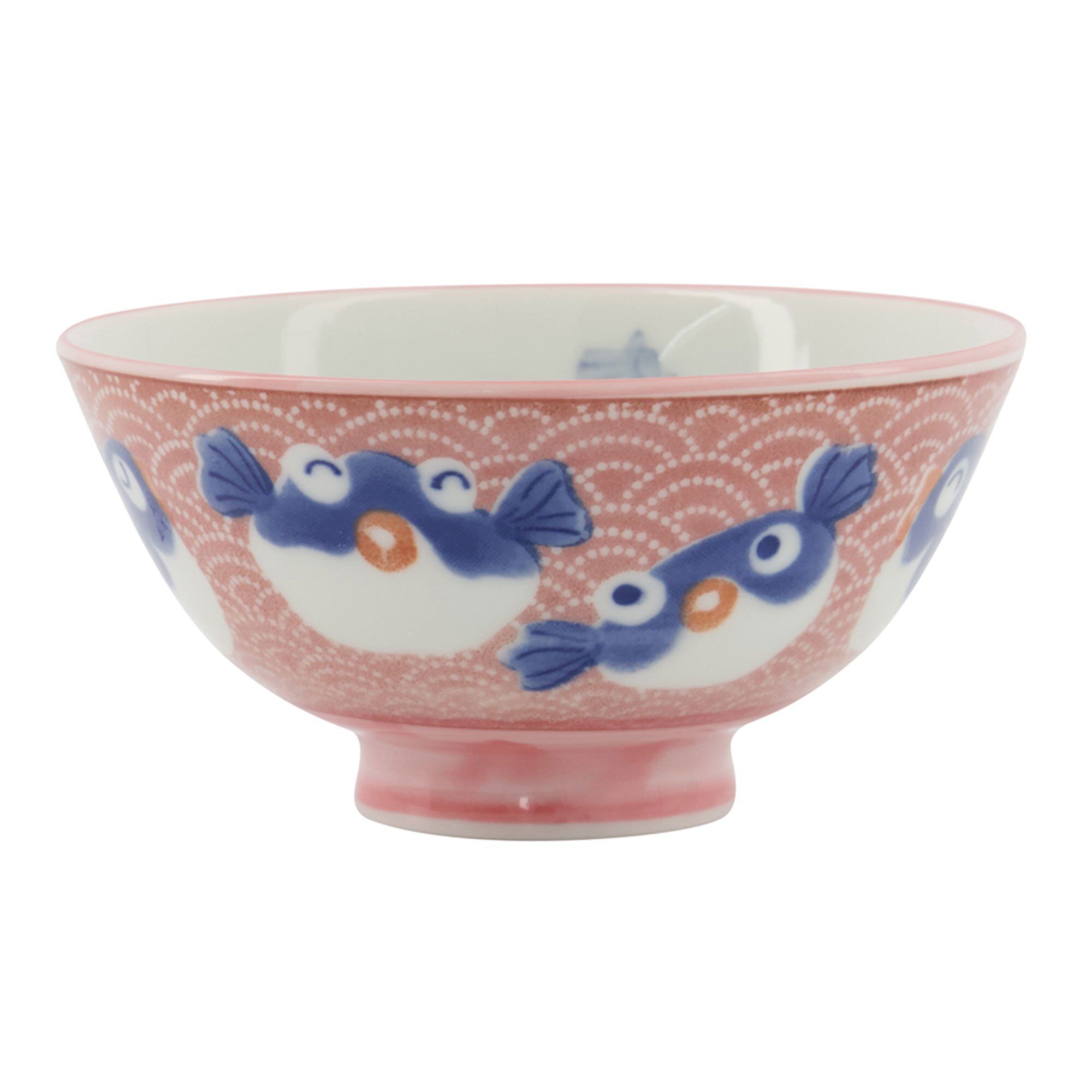 Kawaii Skål 11 Cm Fish Pink