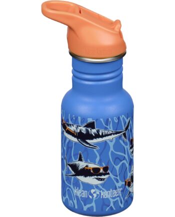 Kid Classic Narrow Flip Vandflaske 355 Ml  Sharks In Shades