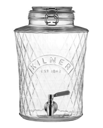 Kilner Diamond Beholder Med Taphane   Liter