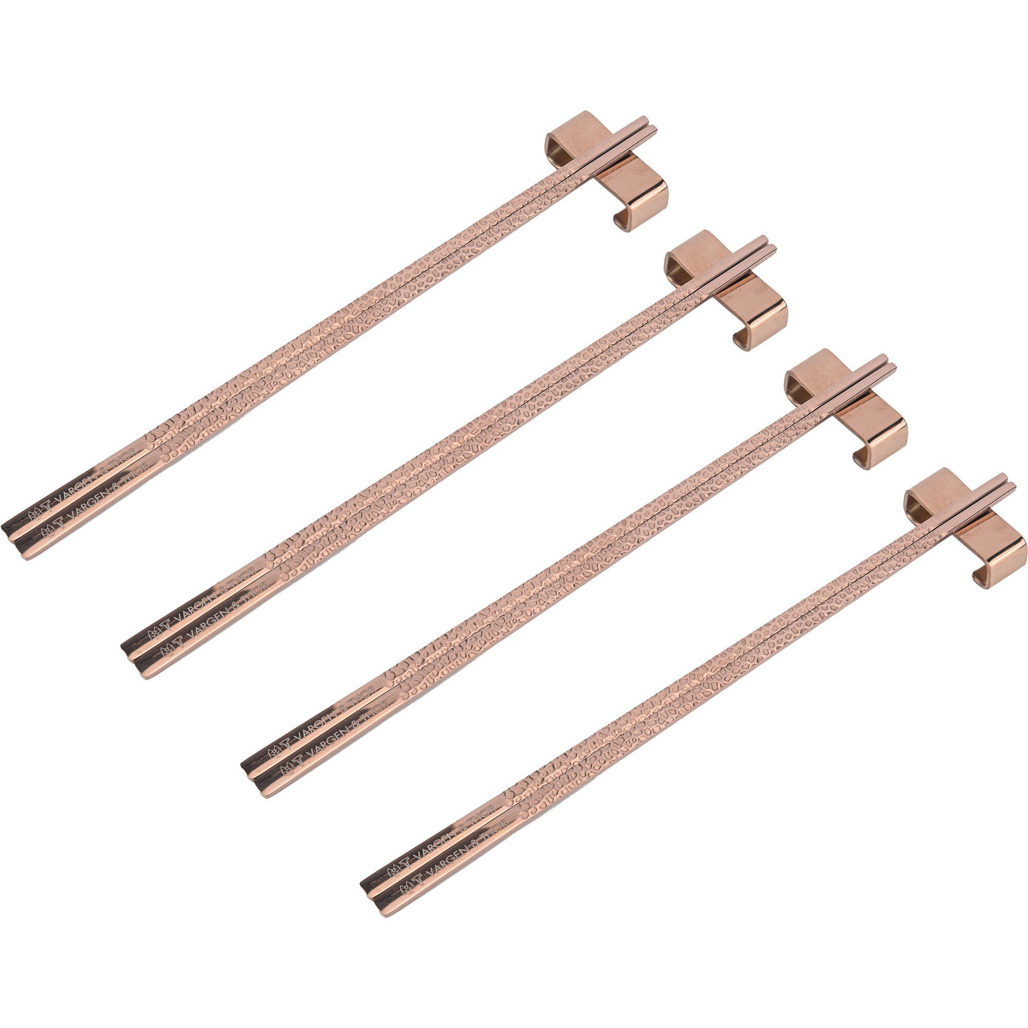 Kito Spisepinde Par Kobber-rosé