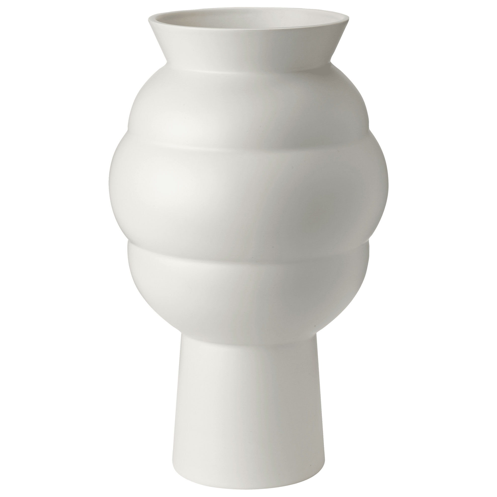 Knabstrup Tortus Archie Vas 37 Cm Hvid