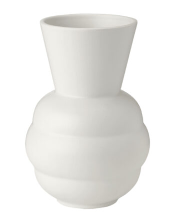 Knabstrup Tortus Archie Vas 21 Cm  Hvid