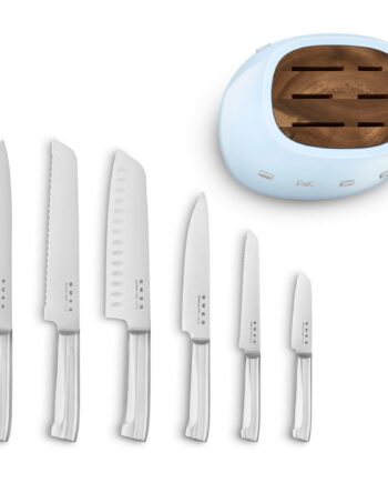 Knivblok Med Knive   Stk  Blå