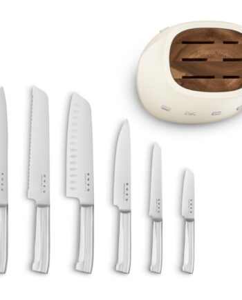 Knivblok Med Knive   Stk  Creme
