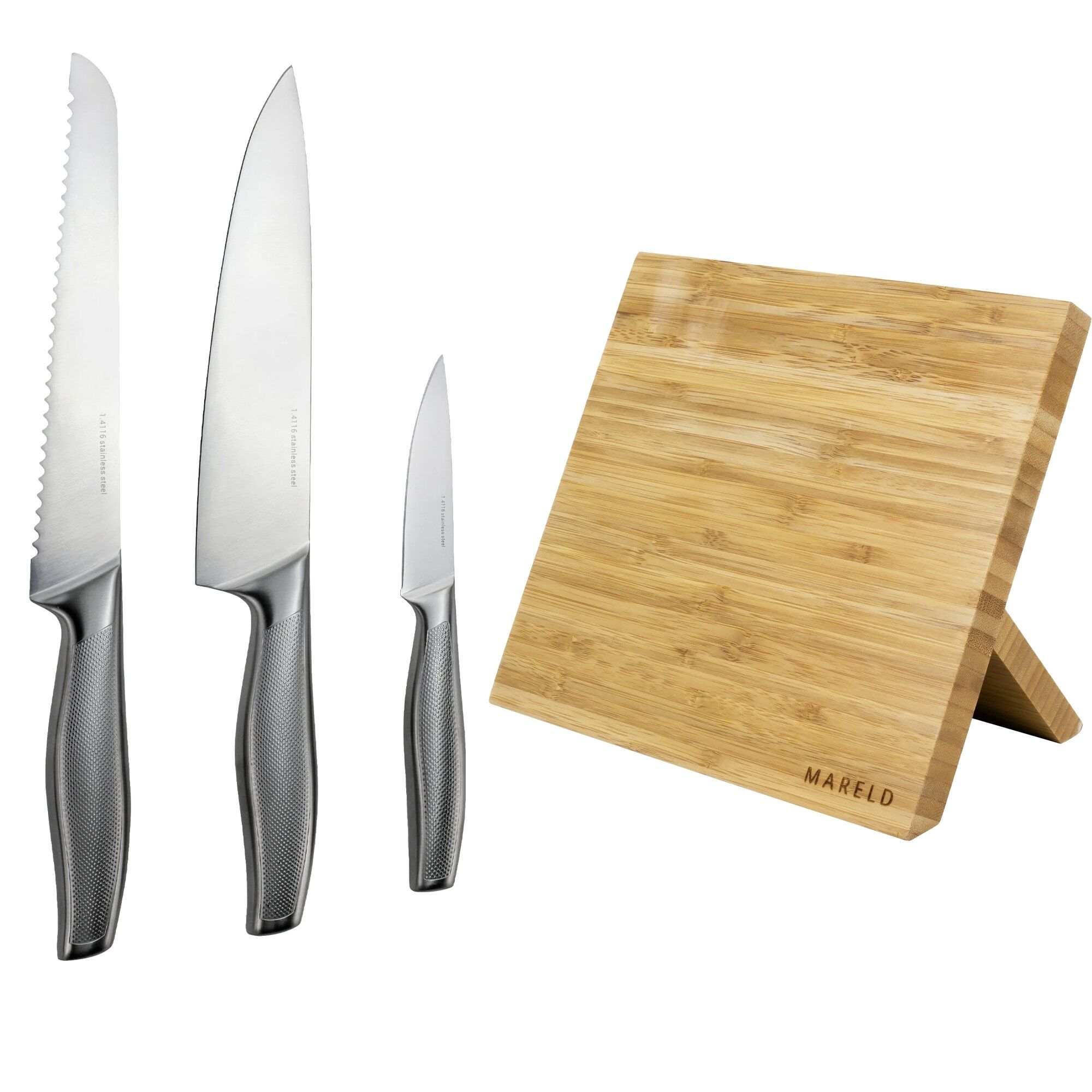Knivsæt Dele Med Magnetisk Knivblok
