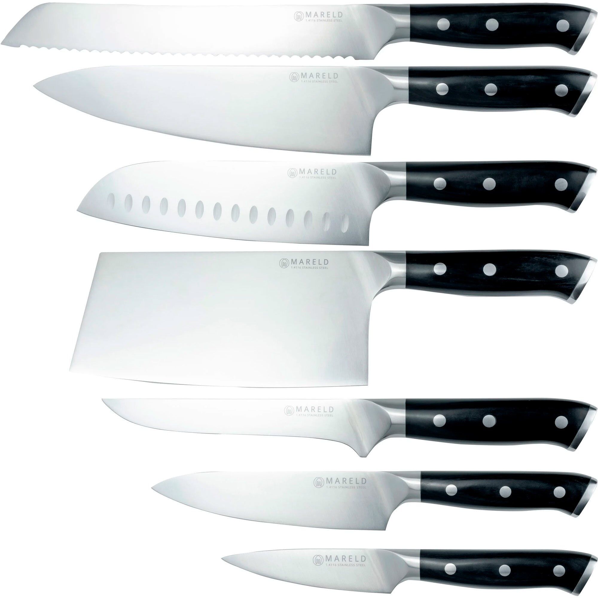 Knivsæt Knive Sort