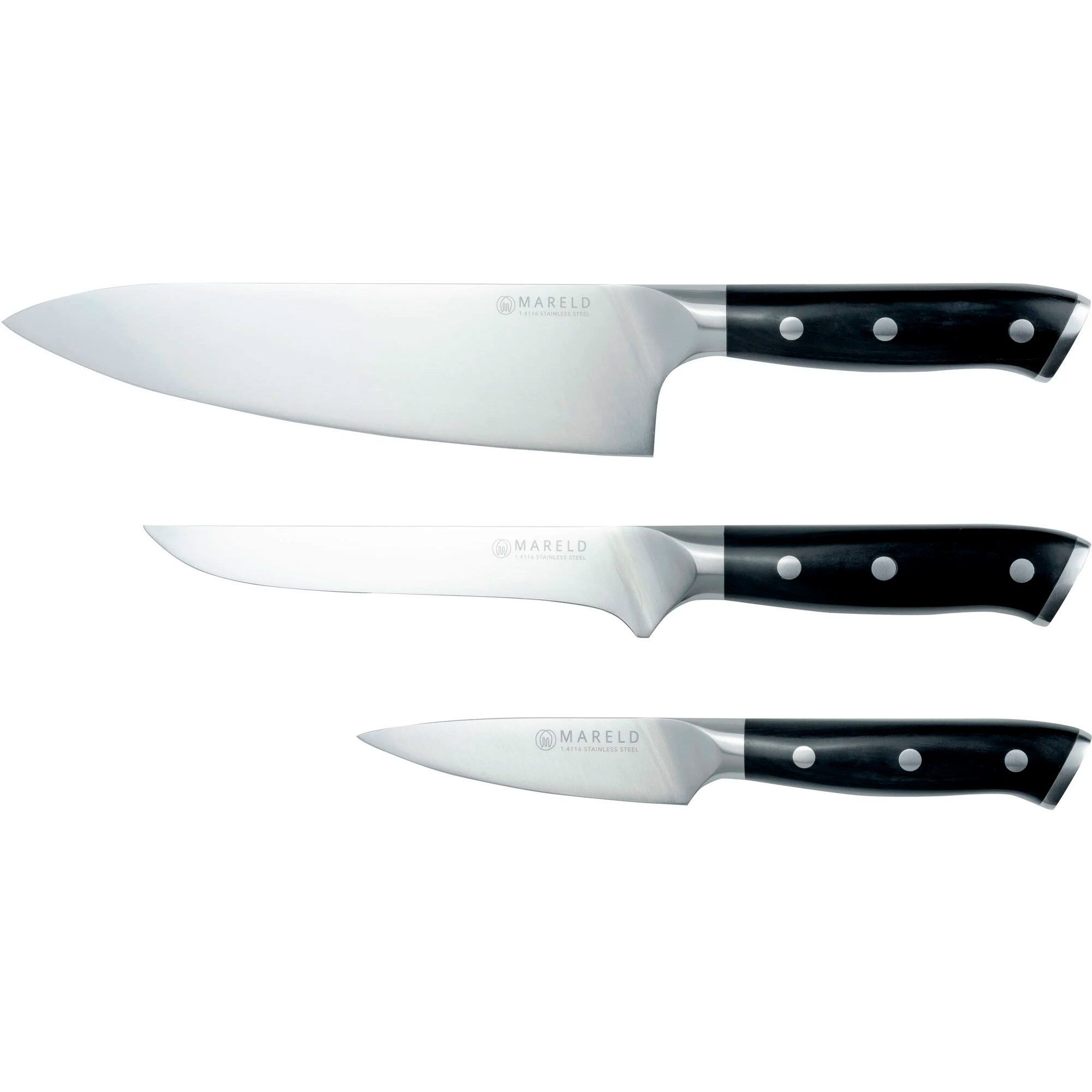 Knivsæt Knive Sort