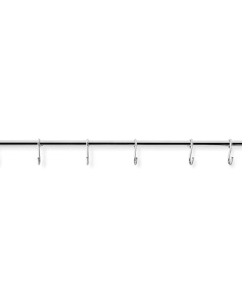Køkkenstang Med  -kroge 40 Cm  Rustfrit Stål