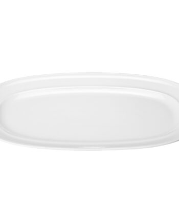 Koppel Ovalt Serveringsfad 31 Cm  Hvid