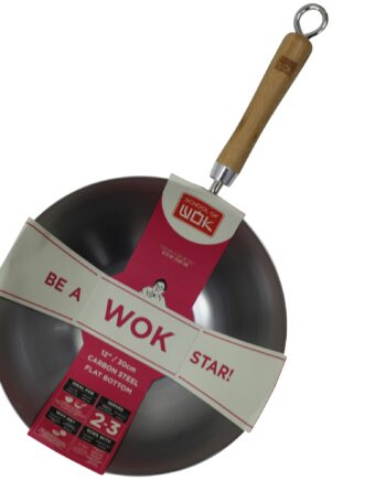 Kulstål Wok 30 Cm