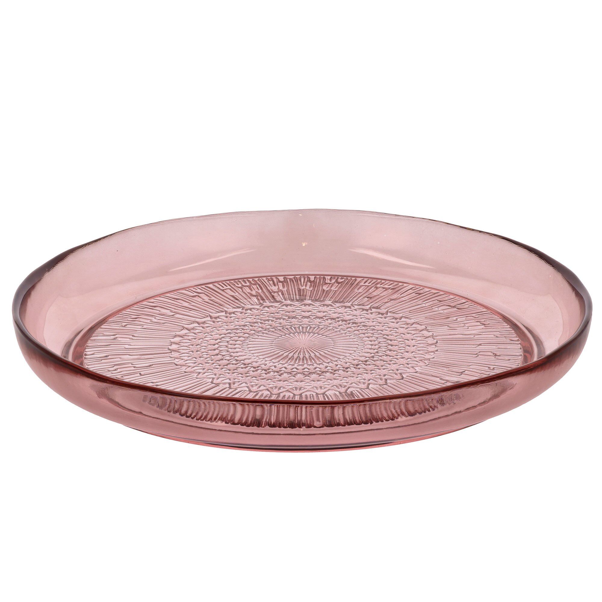 Kusintha Glastallerken ø25 Cm Pink