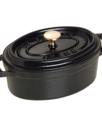 La Cocotte Oval Cocotte 11cm    25 Liter  Sort