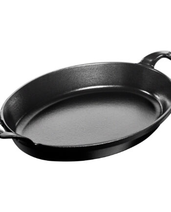 La Cocotte Ovalt Ovnfast Fad   Sort  28cm      Liter