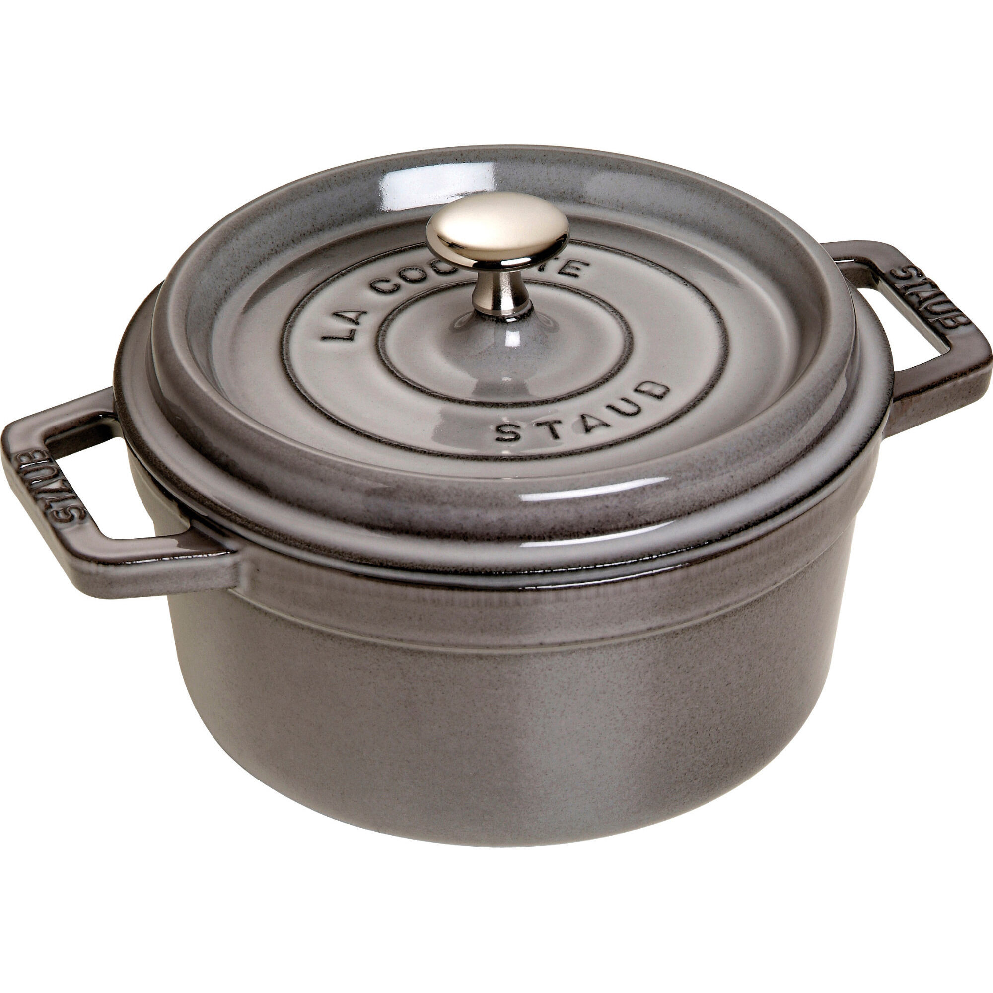 La Cocotte Rund Cocotte 20cm Liter Grå