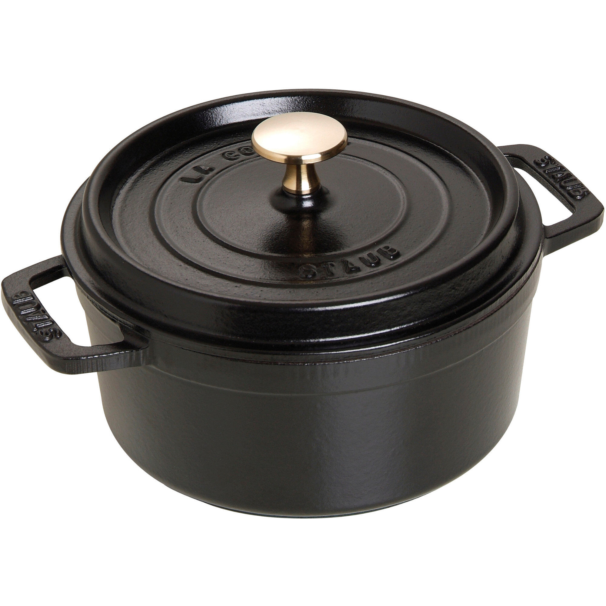 La Cocotte Rund Cocotte 18cm Liter Sort