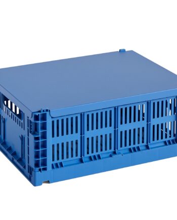 Låg  Colour Crate  Electric Blue  Medium