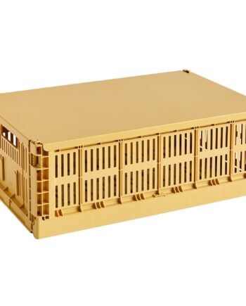 Låg  Colour Crate  Golden Yellow  Large