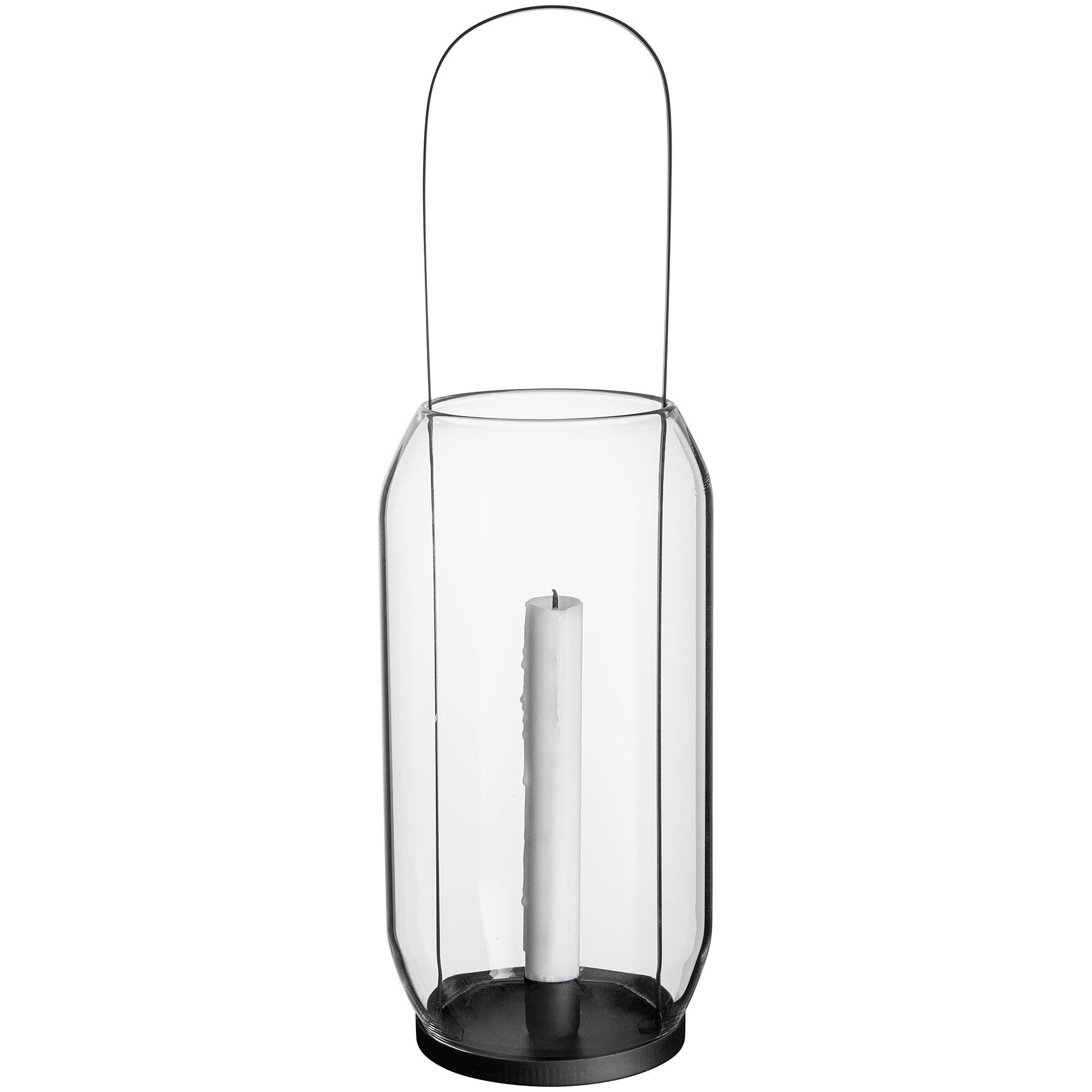Lanterne Til Kronelys 13 Cm Sort