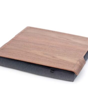 Laptray Anti-slip Bakke Valnød Grå