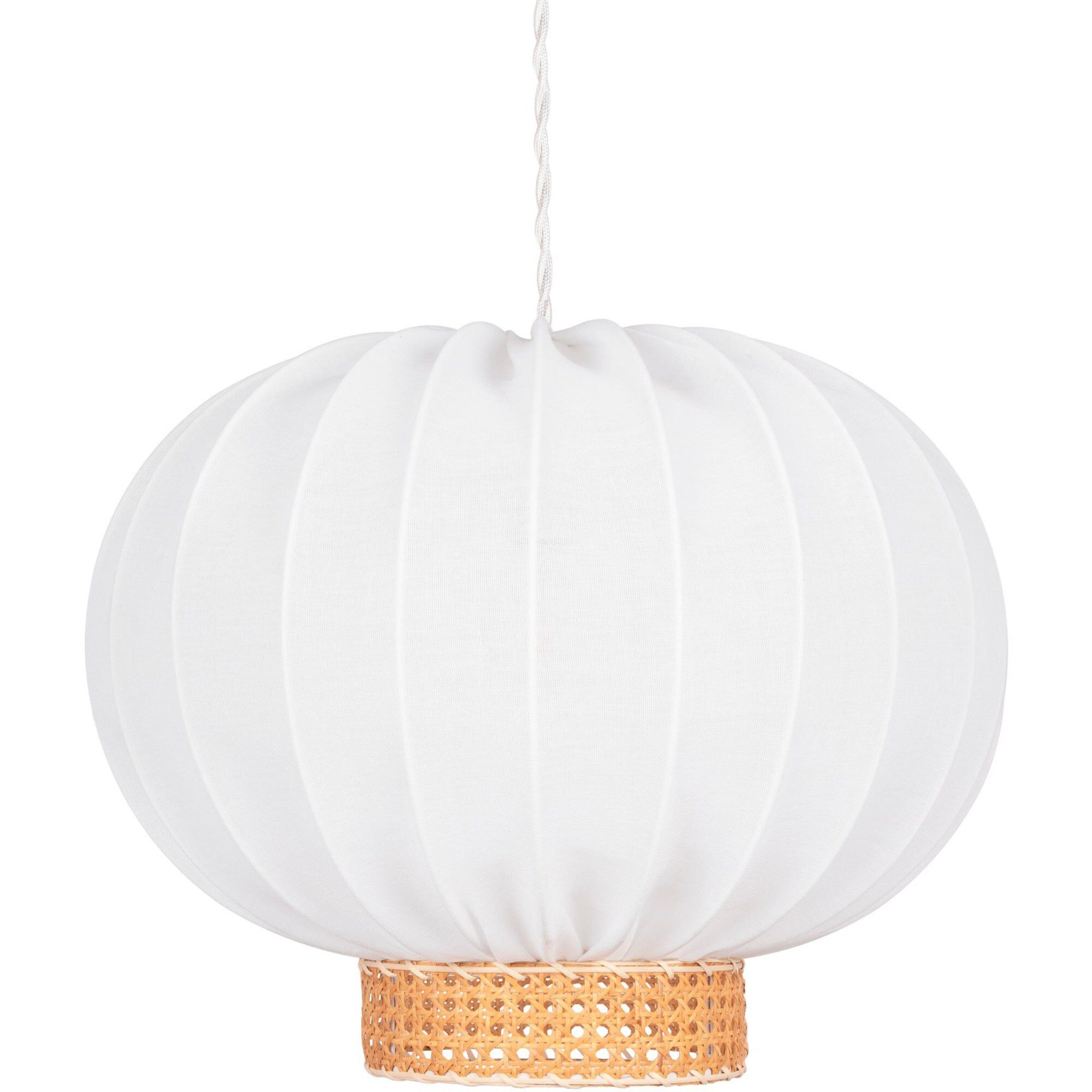Lighting Pendel Yokohama 50 Cm Hvid Natur