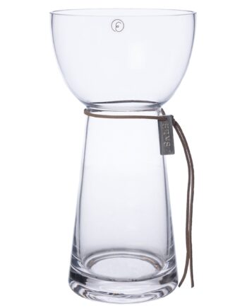 Løgvase 19 Cm  Glas