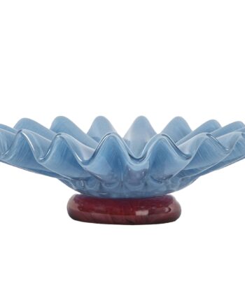 Lori Skål 18 Cm Medium  Lysblå Vinrød