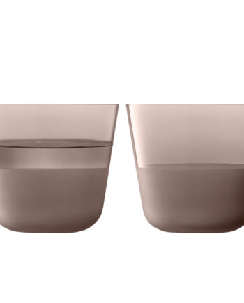 Lsa Arc Contrast Earth Drikkeglas   -pak