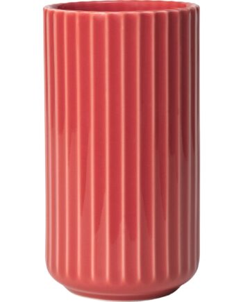 Lyngby Vase 15   Cm  Rød