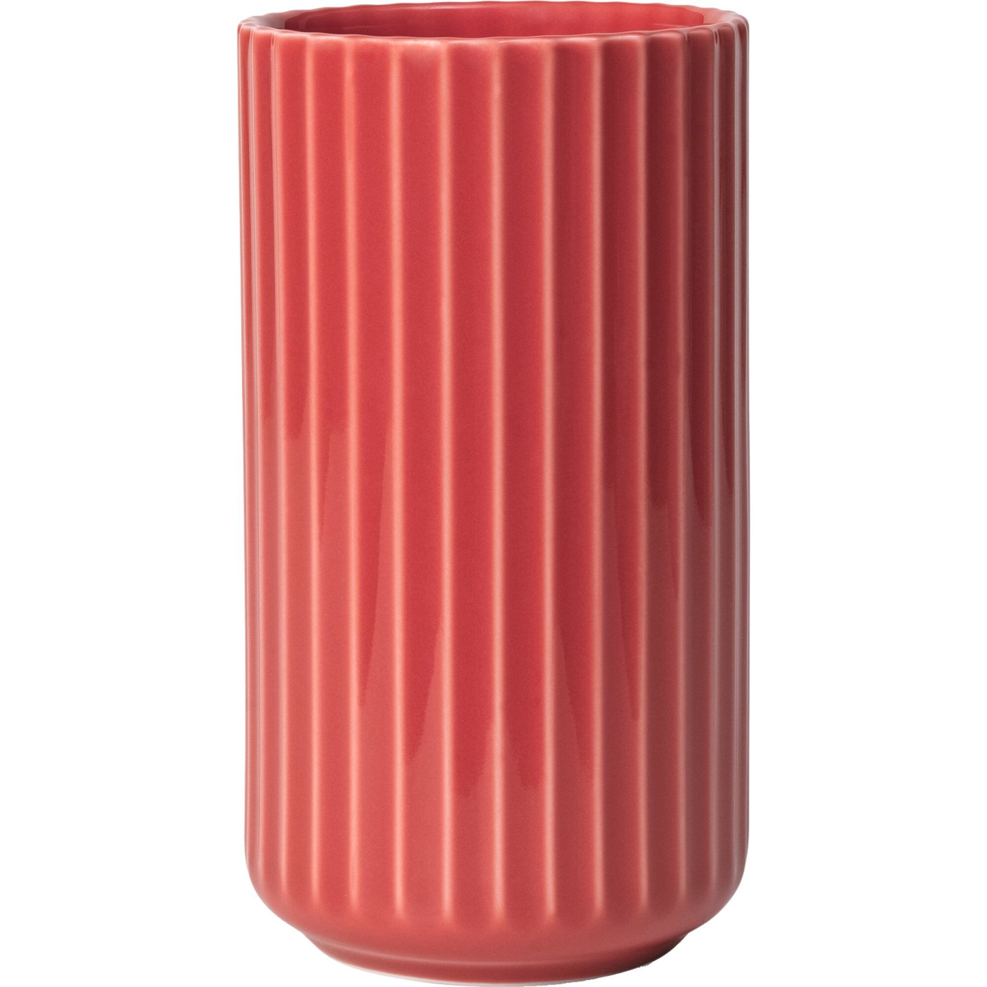 Lyngby Vase 15 Cm Rød