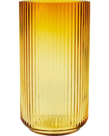 Lyngbyvasen 38 Cm  Glas Amber