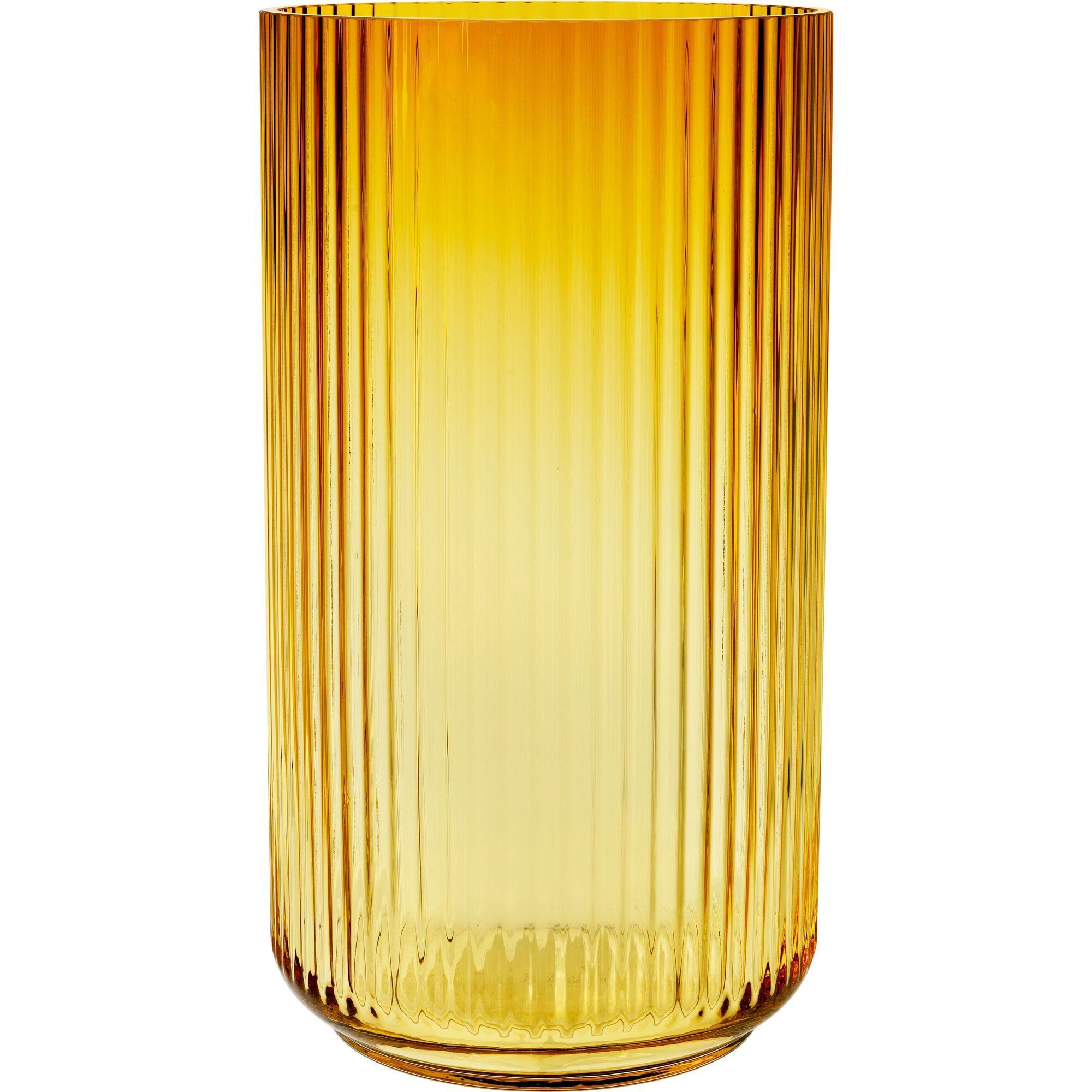 Lyngbyvasen 38 Cm Glas Amber