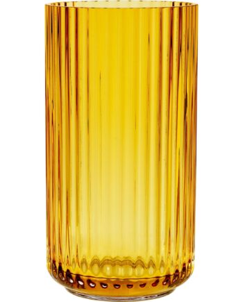 Lyngbyvasen 20 Cm  Glas Amber