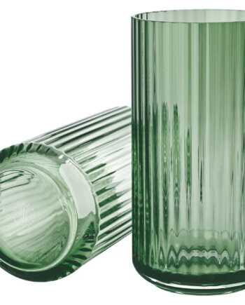 Lyngbyvasen 20 Cm  Glas Copenhagen Green