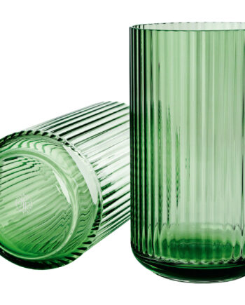 Lyngbyvasen 25 Cm  Glas Copenhagen Green