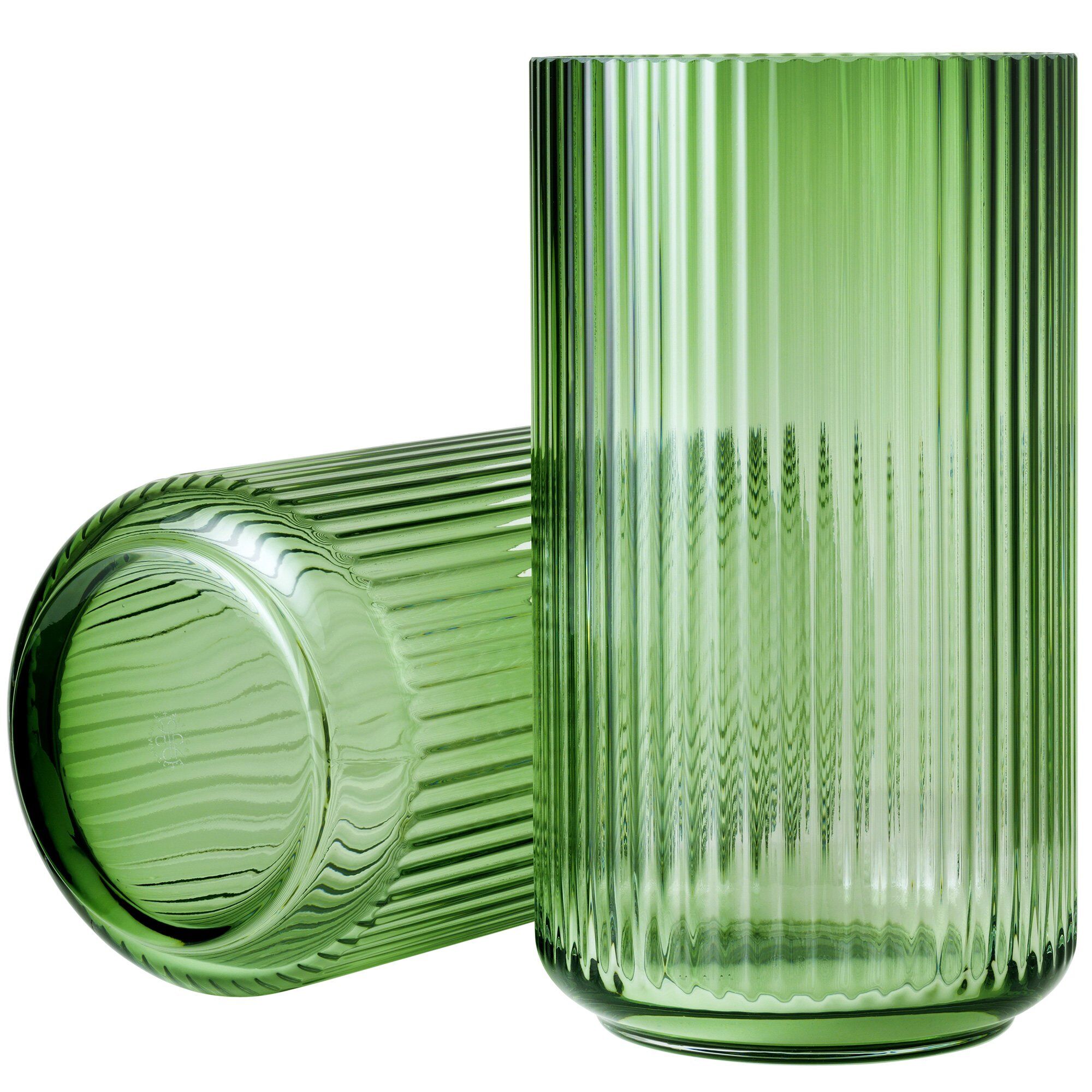 Lyngbyvasen 31 Cm Glas Grøn