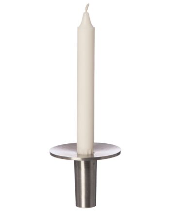 Lysestage    Cm  Børstet Metal