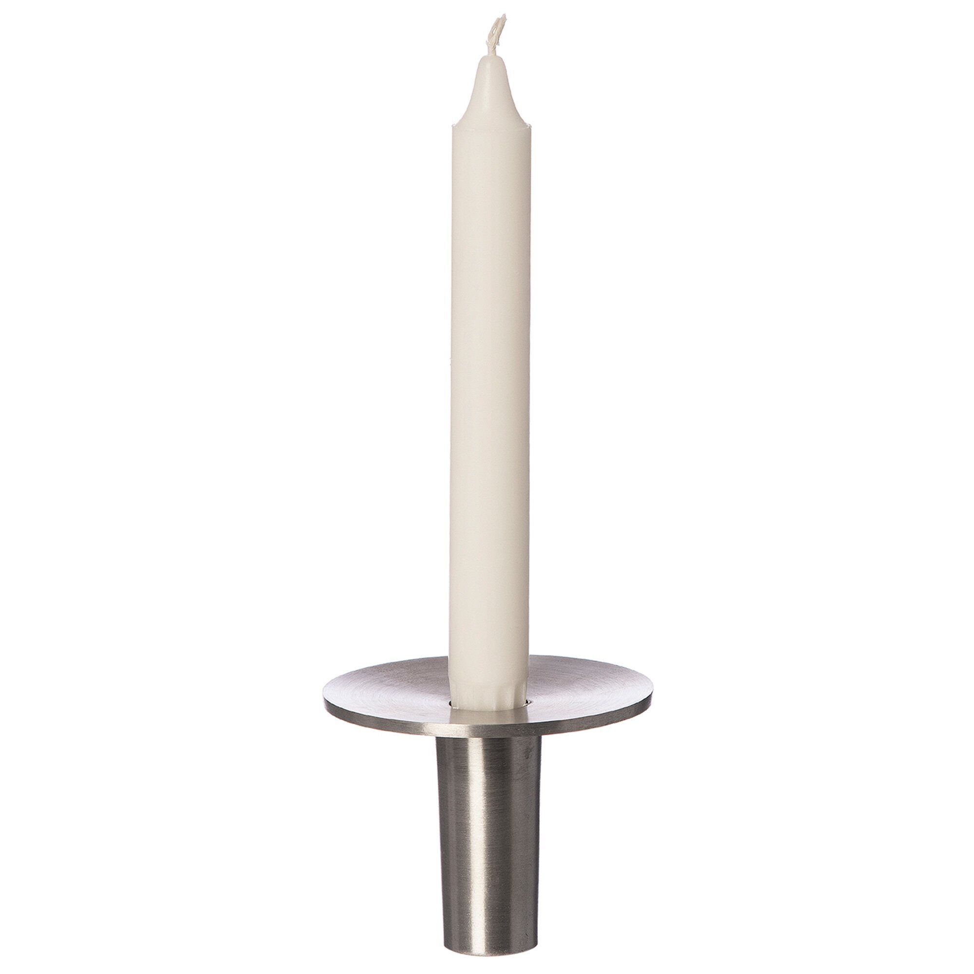 Lysestage Cm Børstet Metal