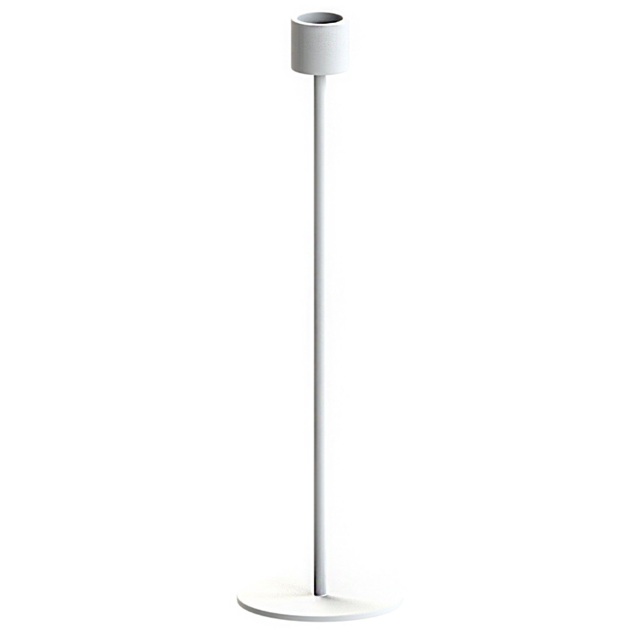 Lysestage 29 Cm Hvid