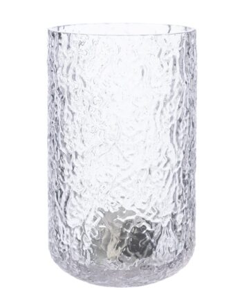 Lysestage 15 Cm  Mønstret Glas