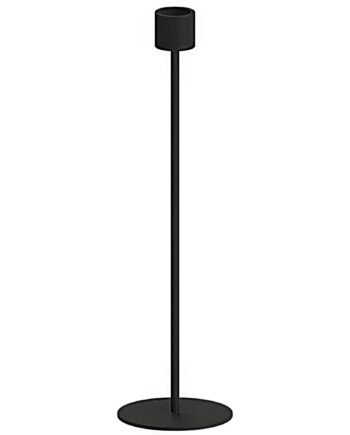 Lysestage  29 Cm  Sort