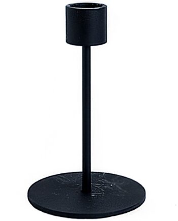 Lysestage  13 Cm  Sort