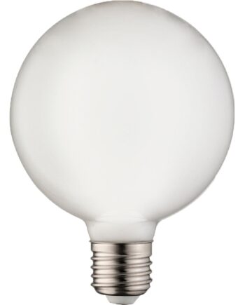 Lyskilde E27 Led  -trins Dæmpbar Globe 125 Mm    -7w  Opal